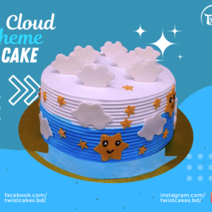 cloud theme cake